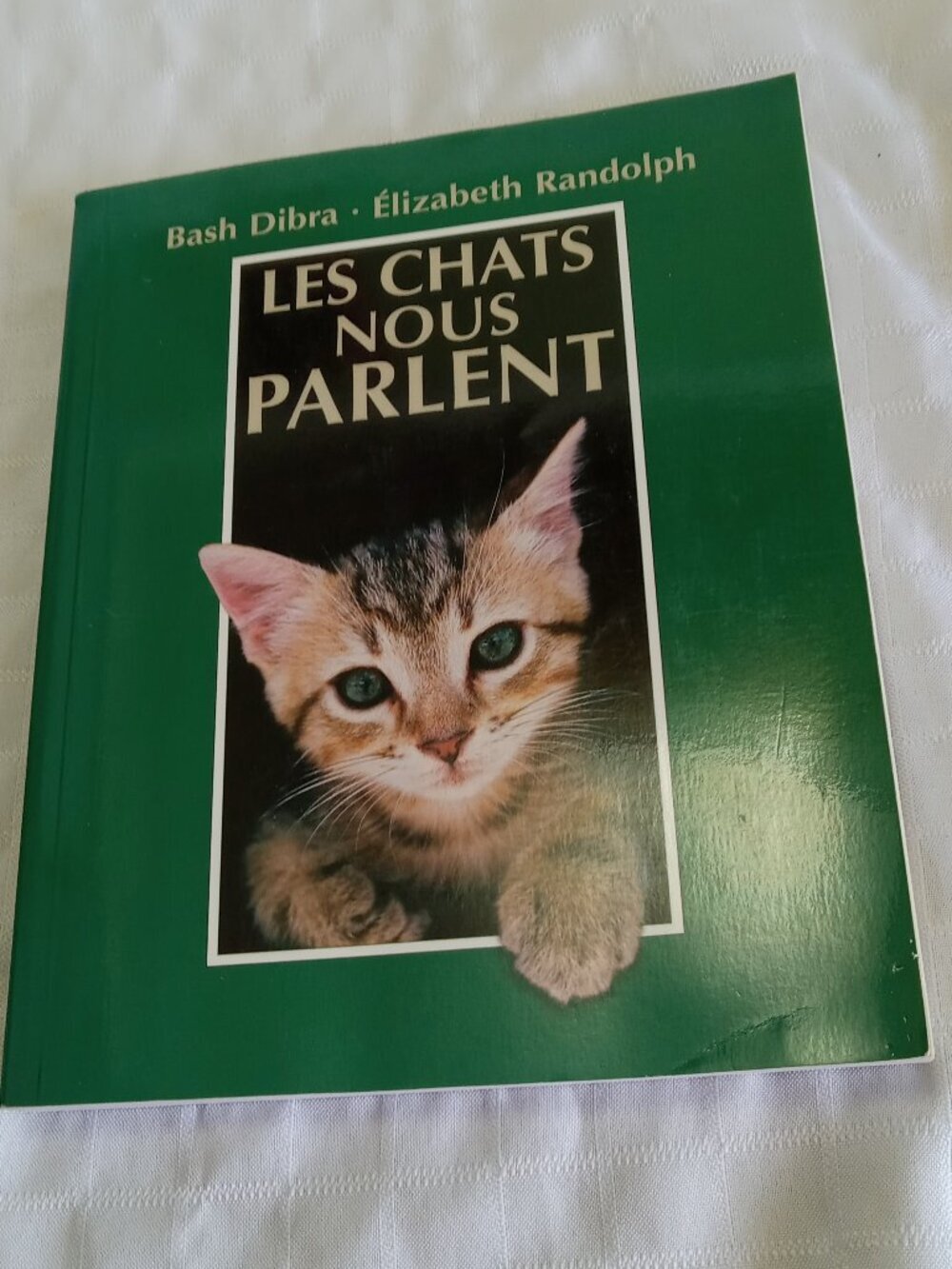 Book "Les chats nous parlent", in French